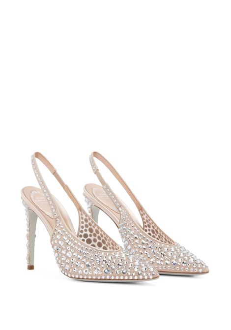 Beige 105mm Gilda pumps Rene caovilla - women RENE CAOVILLA | C12291105CRINY068